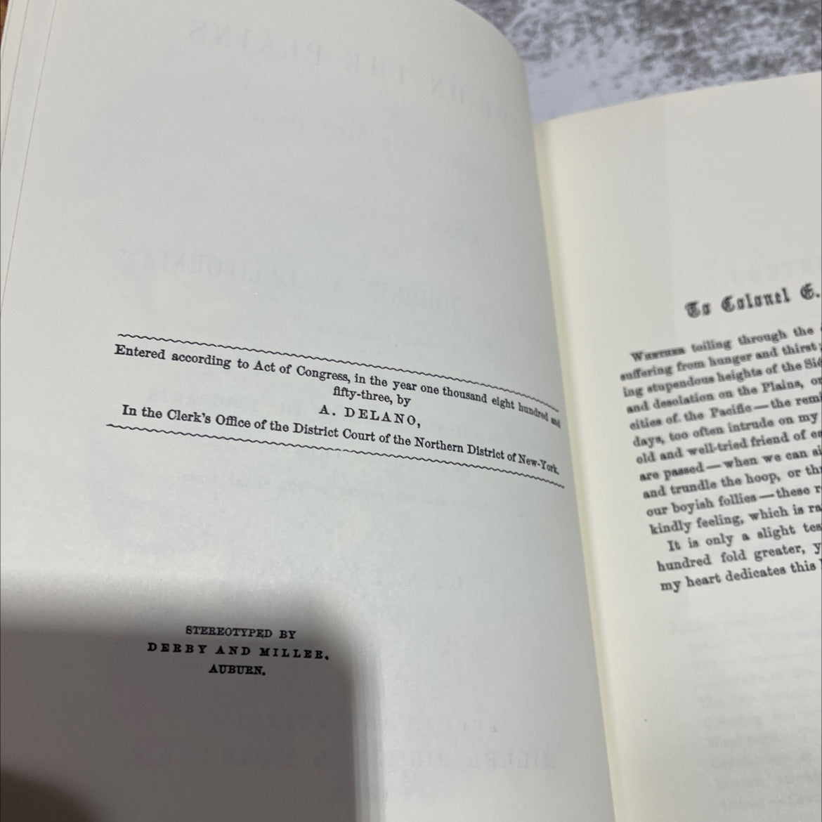 life on the plains and among the diggings; being scenes and adventures of an overland journey to california: with image 3