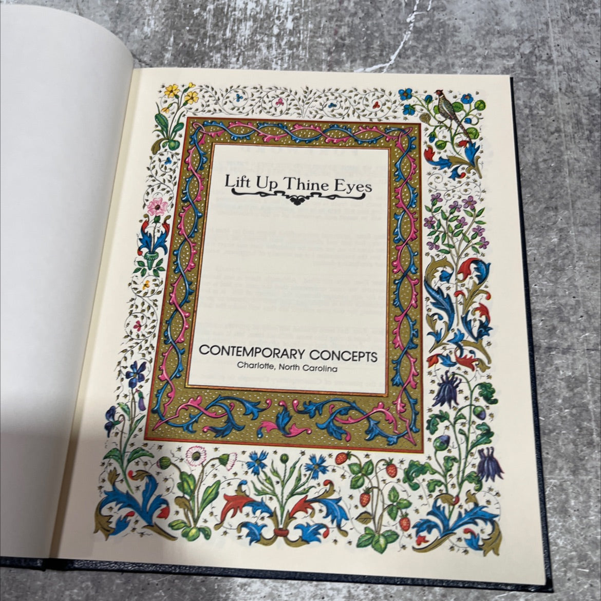lift up thine eyes contemporary concepts book, by unknown, 1970 Hardcover image 2