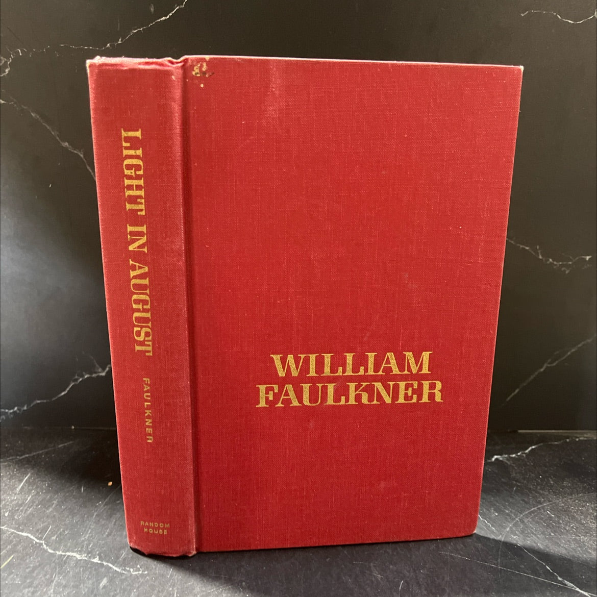 light in august book, by William Faulkner, 1959 Hardcover image 1