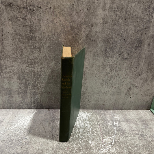 SIGNED lincoln and the preachers book, by edgar dewitt jones, 1948 Hardcover, First Edition, Vintage image 1