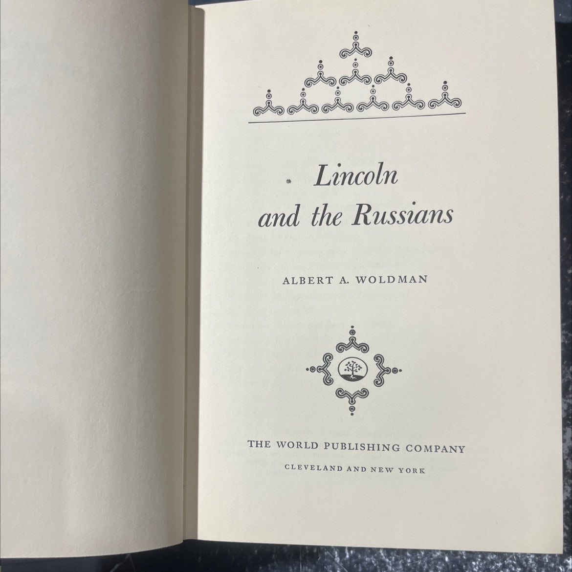 lincoln and the russians book, by albert a. woldman, 1952 Hardcover image 2