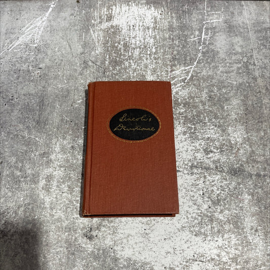 lincoln's devotional book, by unknown, 1957 Hardcover image 1