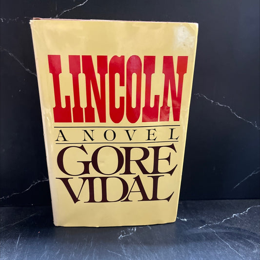 lincoln book, by gore vidal, 1984 Hardcover image 1