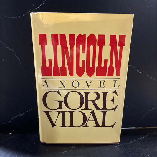 lincoln book, by gore vidal, 1984 Hardcover image 1