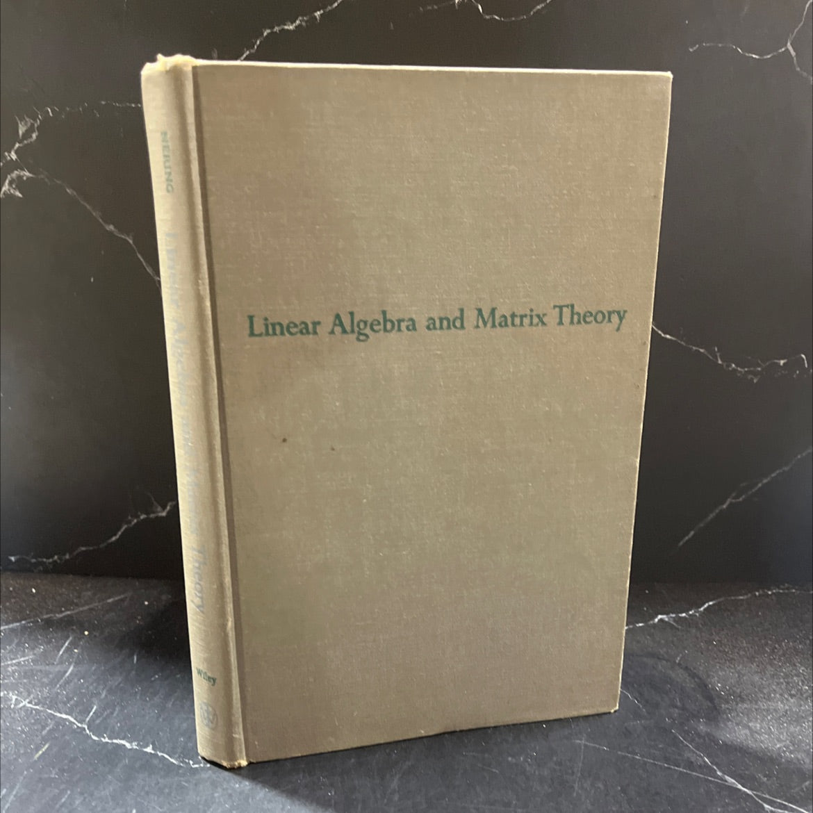 linear algebra and matrix theory book, by evar d. nering, 1965 Hardcover image 1