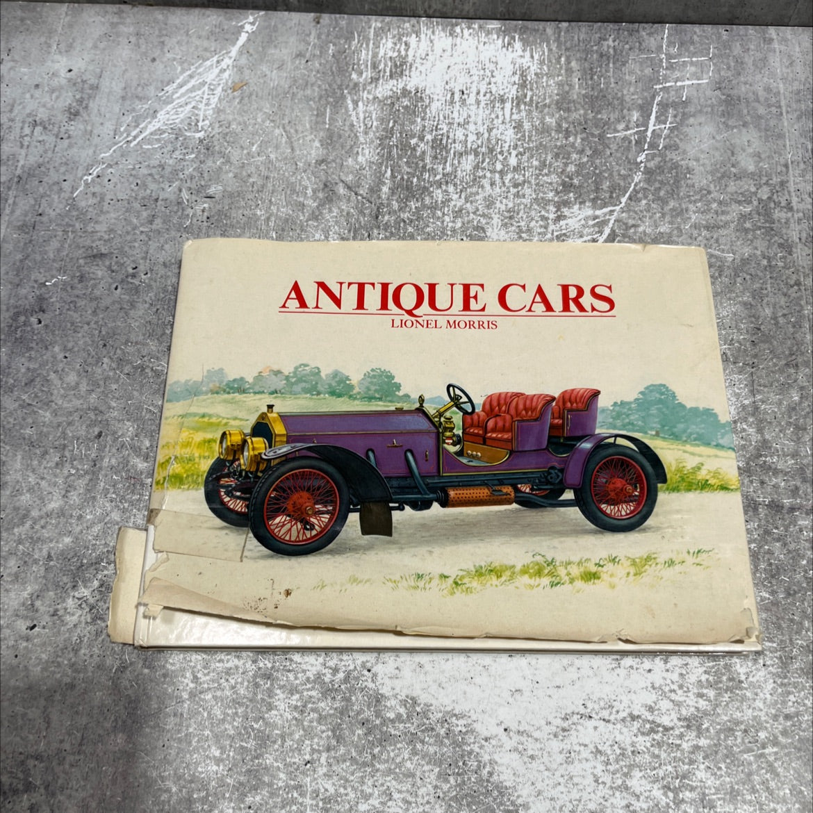 lionel morris antique cars the story of the automobile in pictures book, by unknown, 1970 Hardcover image 1