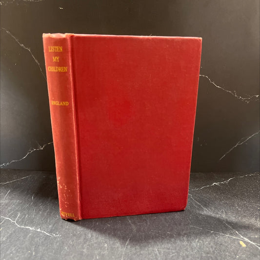 listen, my children book, by herbert k. england, 1944 Hardcover image 1