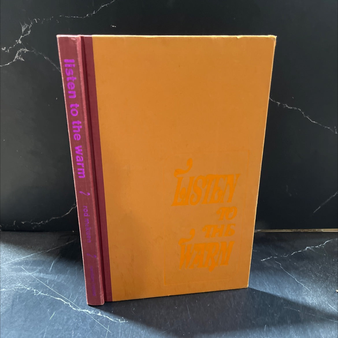 listen to the warm book, by rod mckuen, 1974 Hardcover image 1