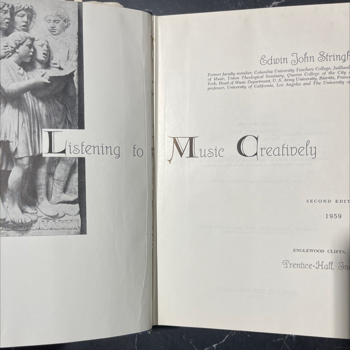 listening to music creatively book, by Edwin John Stringham, 1959 Hardcover image 2