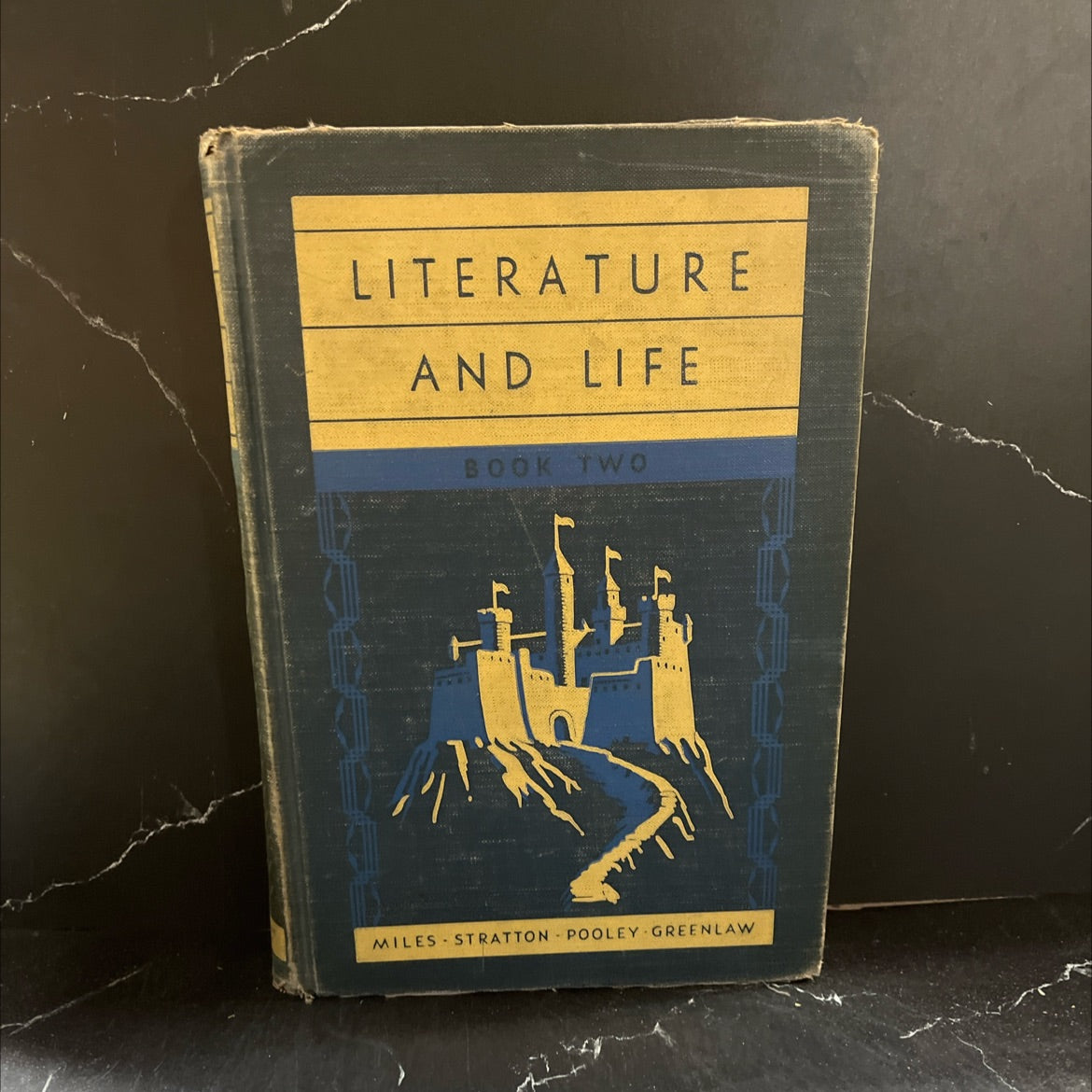 literature and life book two book, by dudley miles, clarence stratton, robert c. pooley, edwin greenlaw, 1936 Hardcover image 1