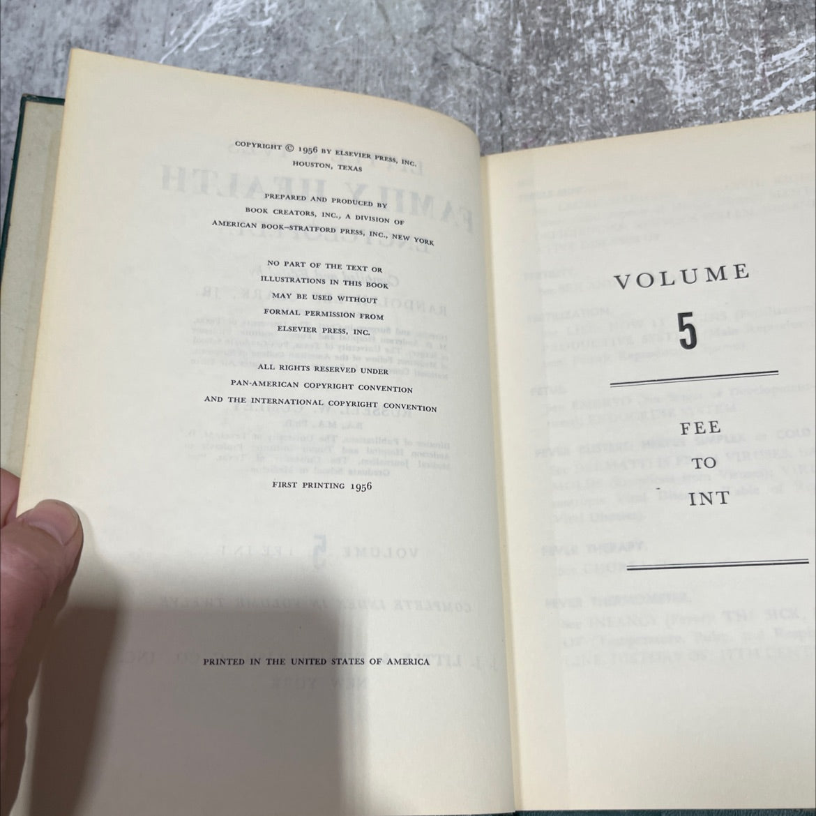 little & ives family health encyclopedia book, by randolph lee clark jr., russell w. cumley, 1956 Hardcover image 3