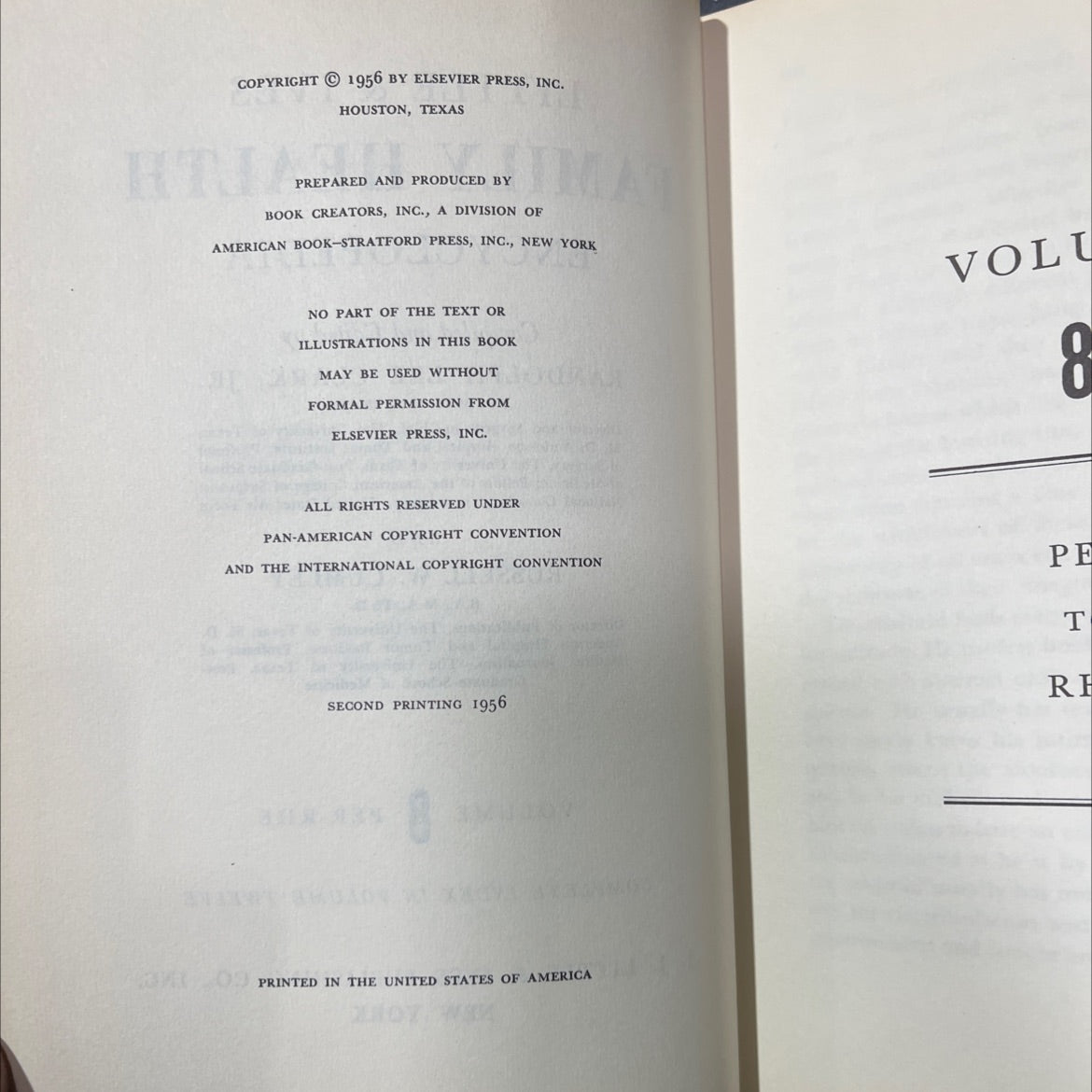 little & ives family health encyclopedia book, by randolph lee clark, jr., russell w. cumley, 1956 Hardcover image 3