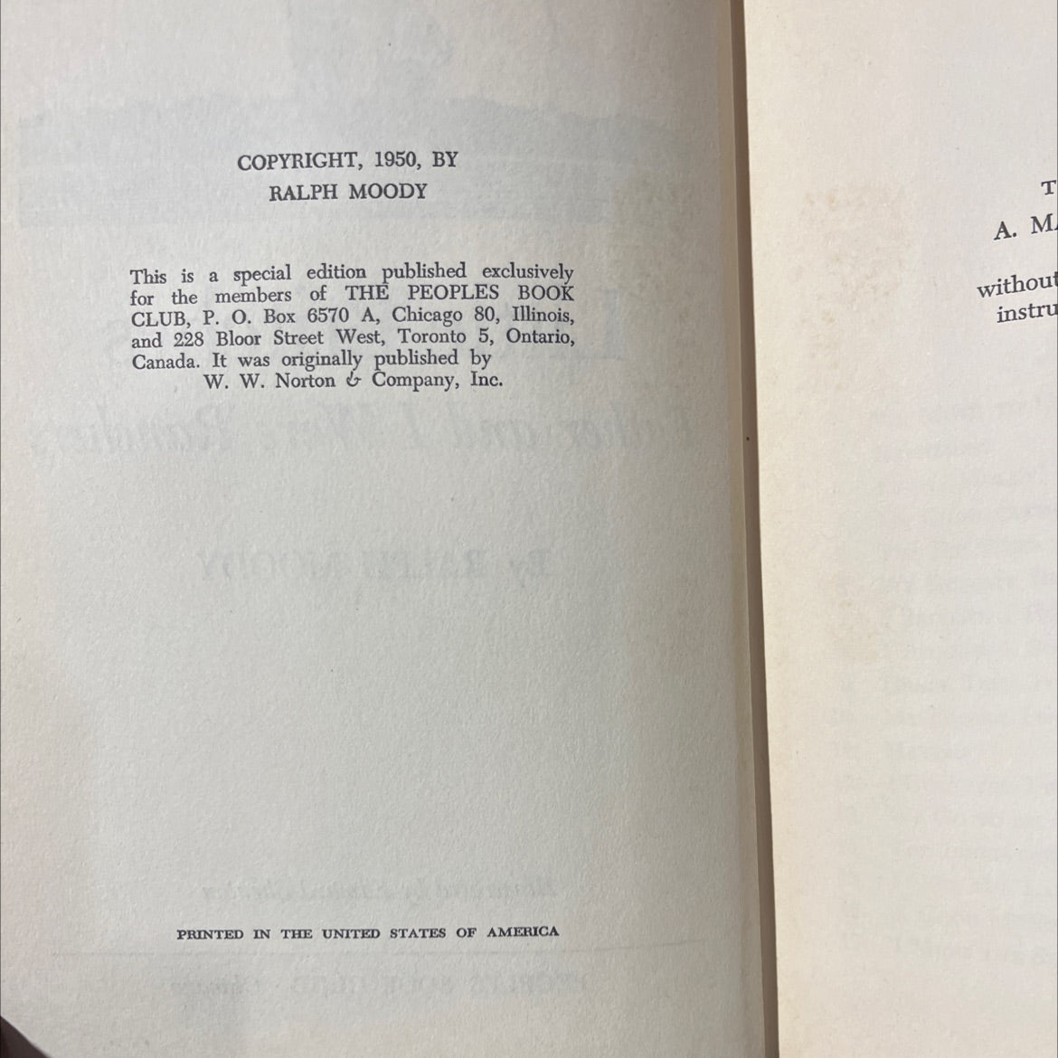 little britches father and i were ranchers book, by ralph moody, 1950 Hardcover image 3