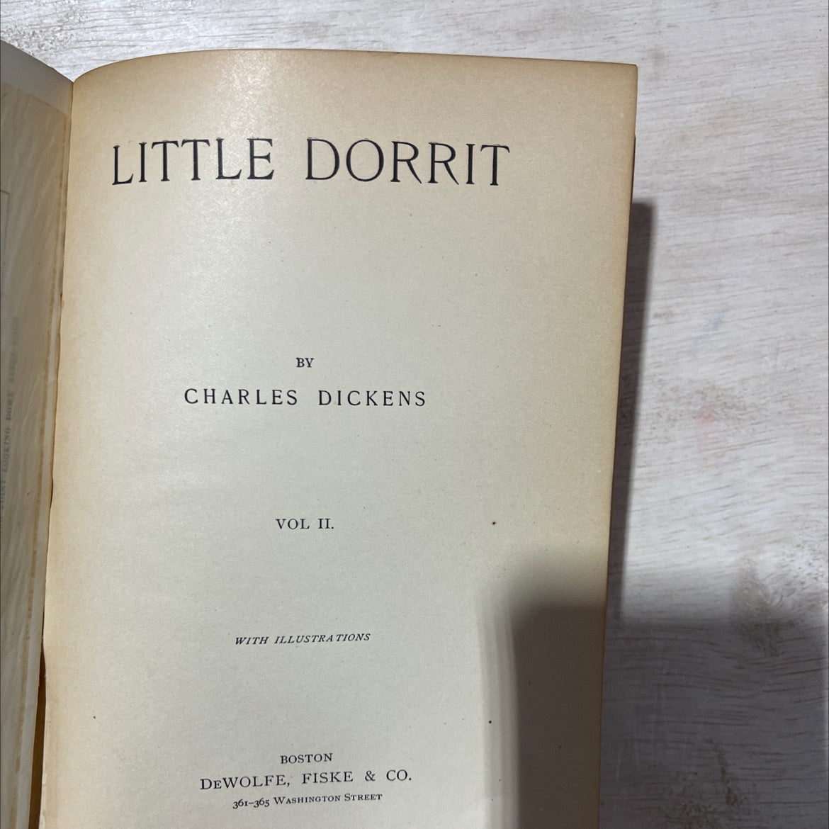 little dorrit vol ii book, by charles dickens, 1970 Hardcover, Vintage image 3