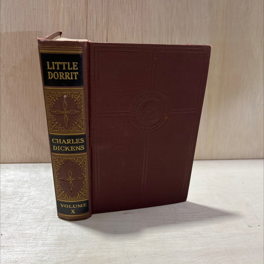 little dorrit book, by charles dickens, 1857 Hardcover, Antique image 1