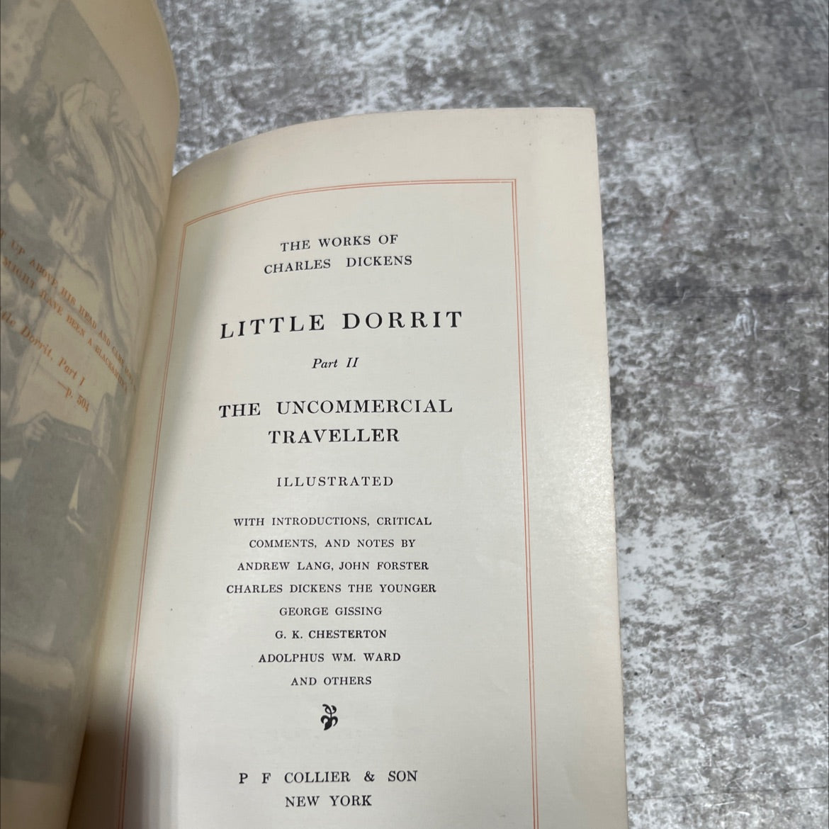 little dorrit book, by charles dickens, 1911 Hardcover image 2