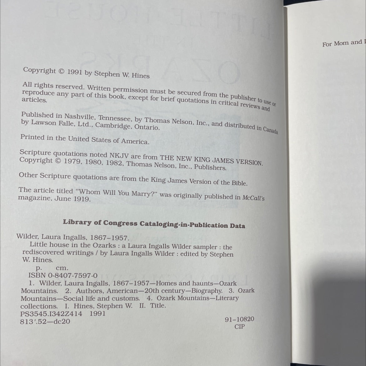 little house in the ozarks a laura ingalls wilder sampler the rediscovered writings book, by laura ingalls wilder, 1991 image 3