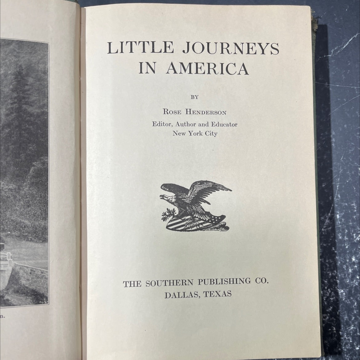 little journeys in america book, by rose henderson, 1929 Hardcover image 2
