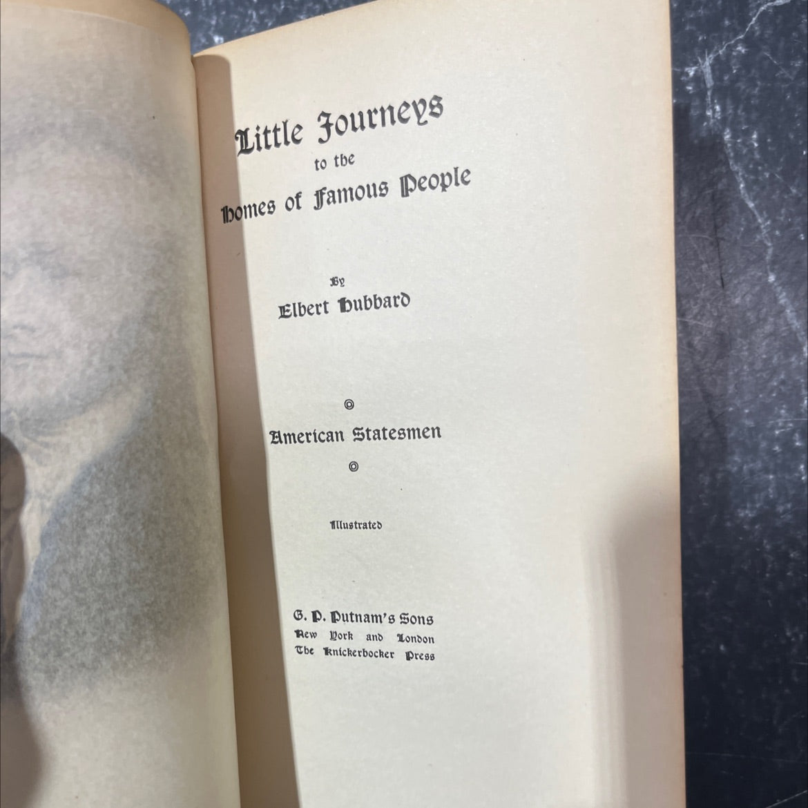 little journeys to the homes of famous people book, by elbert hubbard, 1922 Hardcover image 2