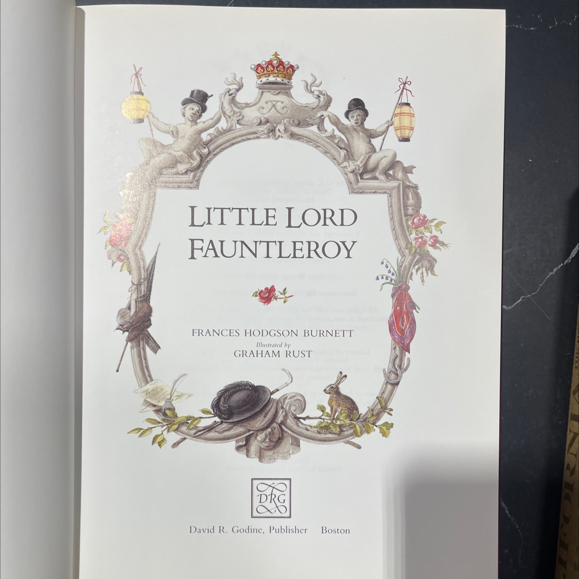 little lord fauntleroy book, by frances hodgson burnett, 1993 Hardcover image 2