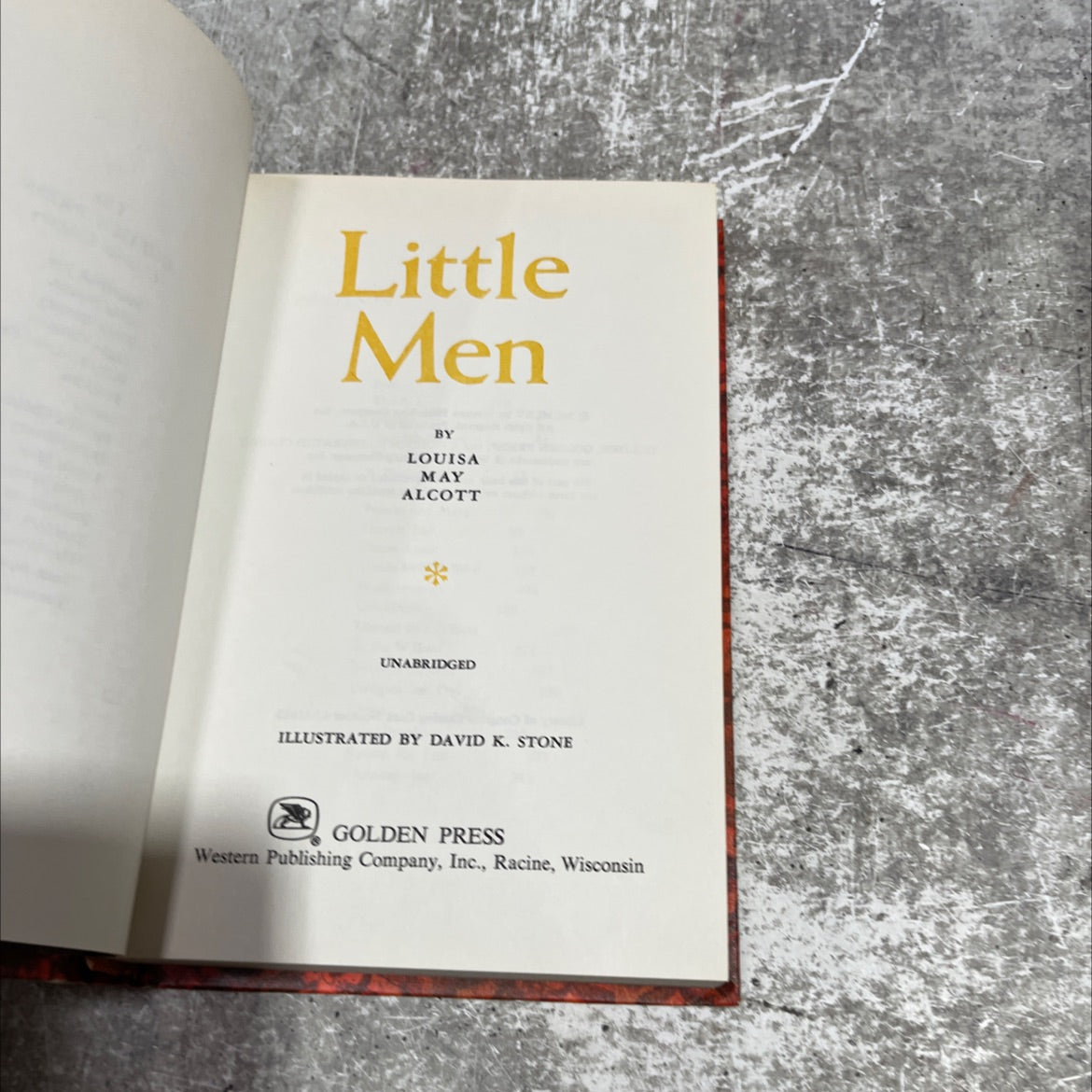 little men book, by louisa may alcott, 1965 Hardcover image 2