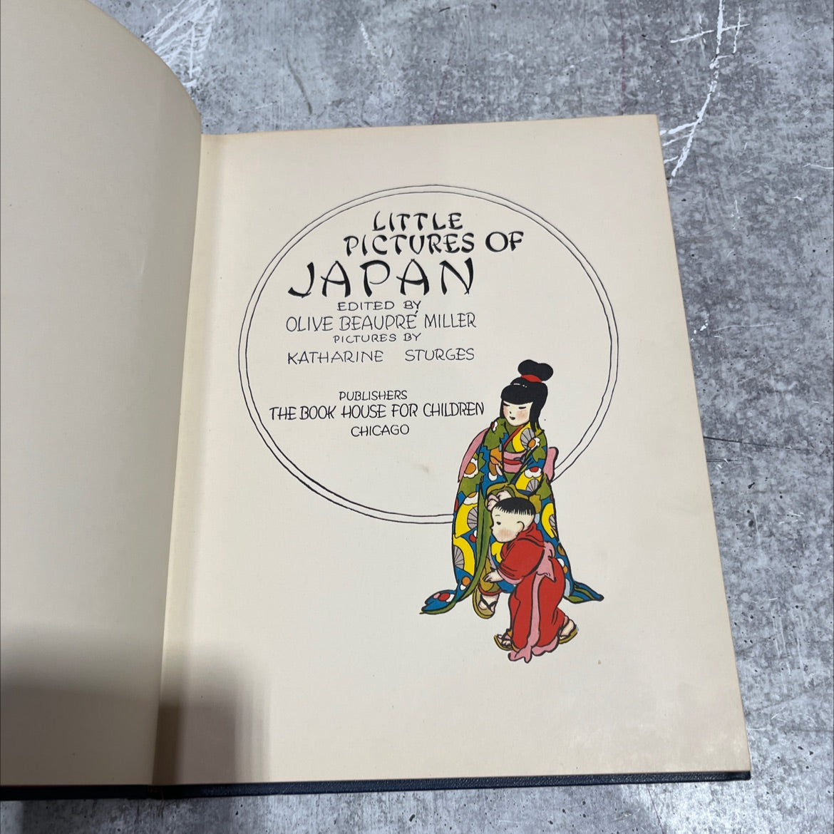 little pictures of japan book, by olive beaupré miller, 1950 Hardcover image 2