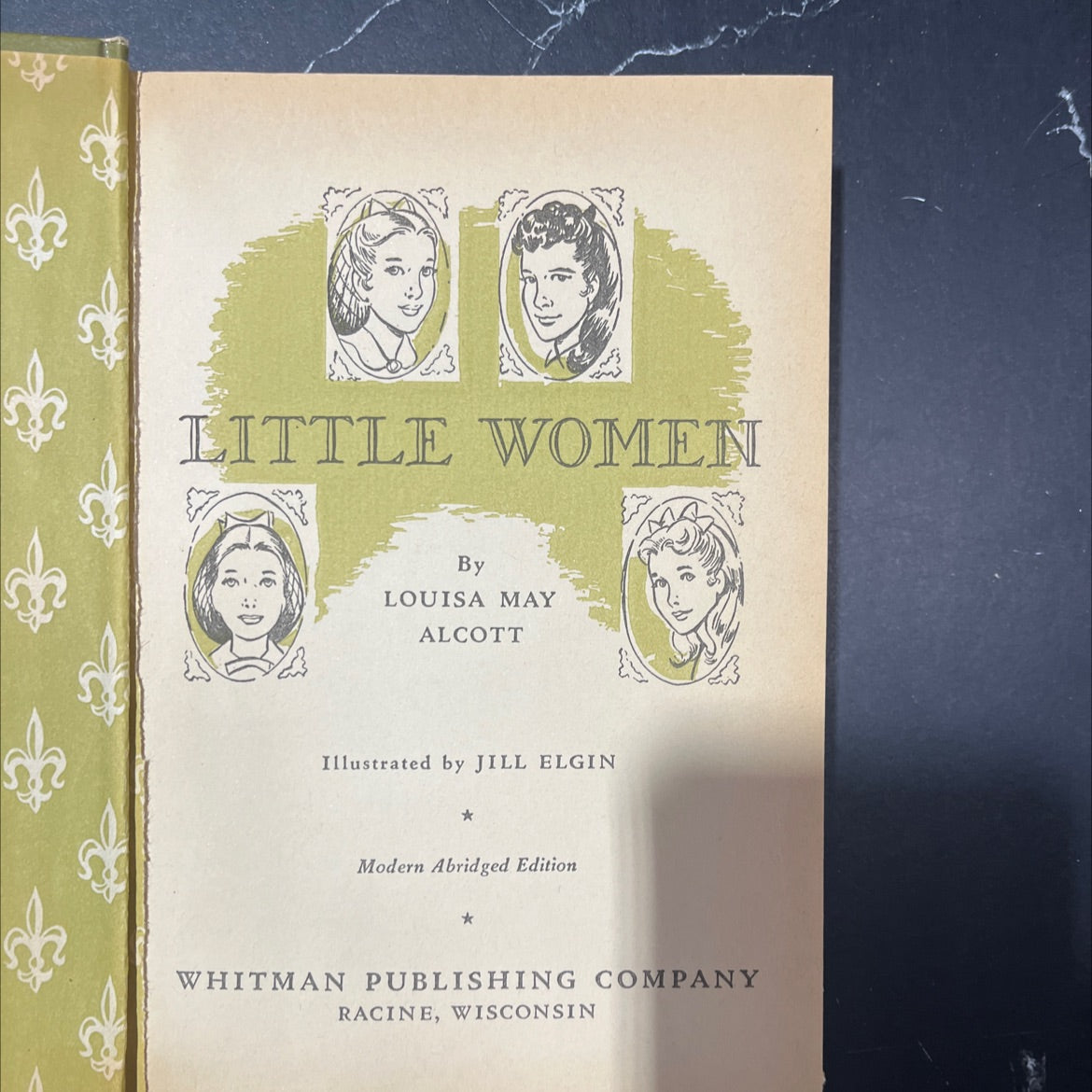 little women book, by louisa may alcott, 1955 Hardcover image 2