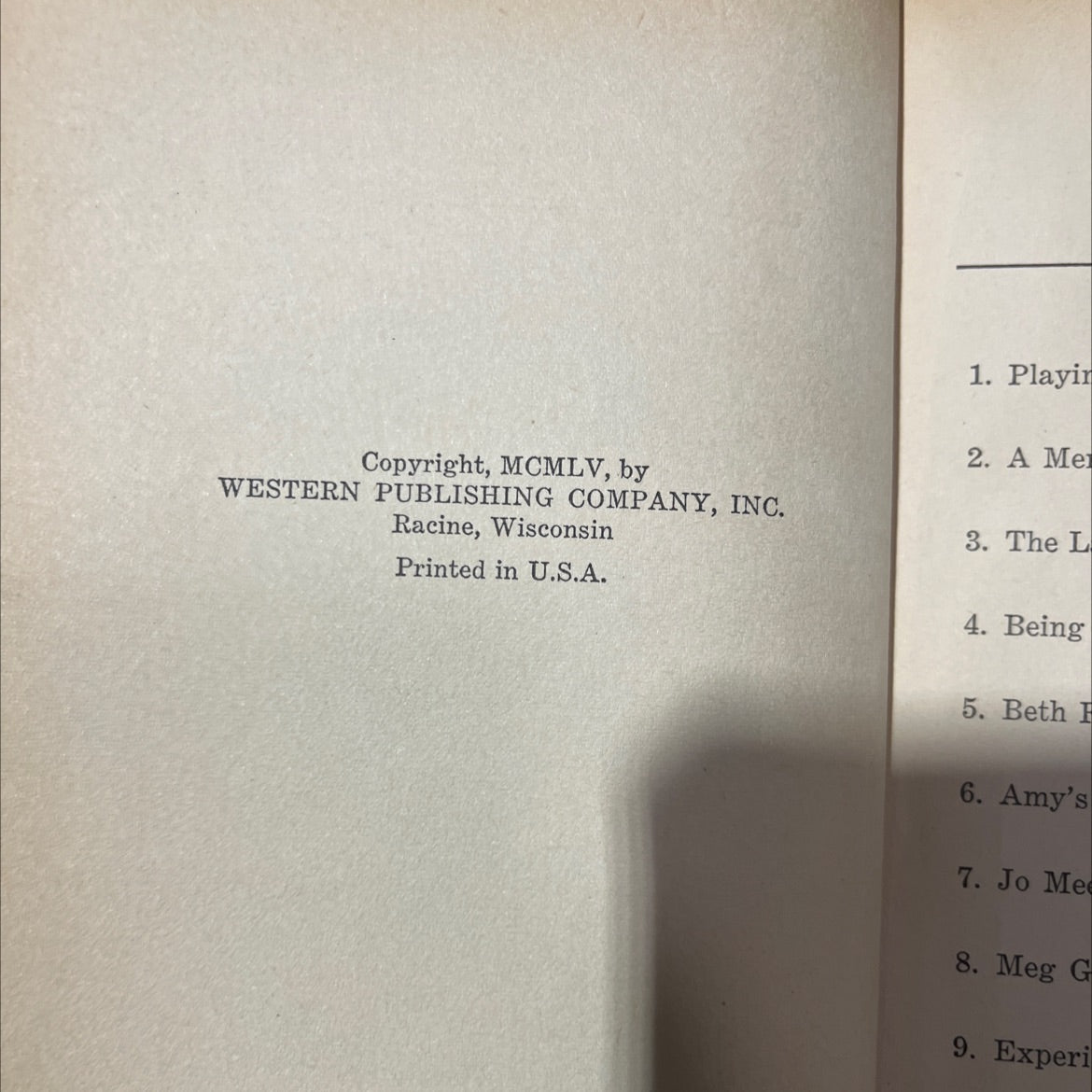 little women book, by louisa may alcott, 1955 Hardcover image 3