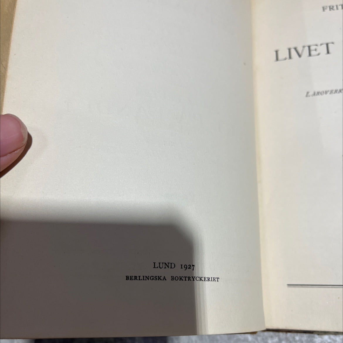 livet på landet book, by fritz reuter, 1927 Leather image 3