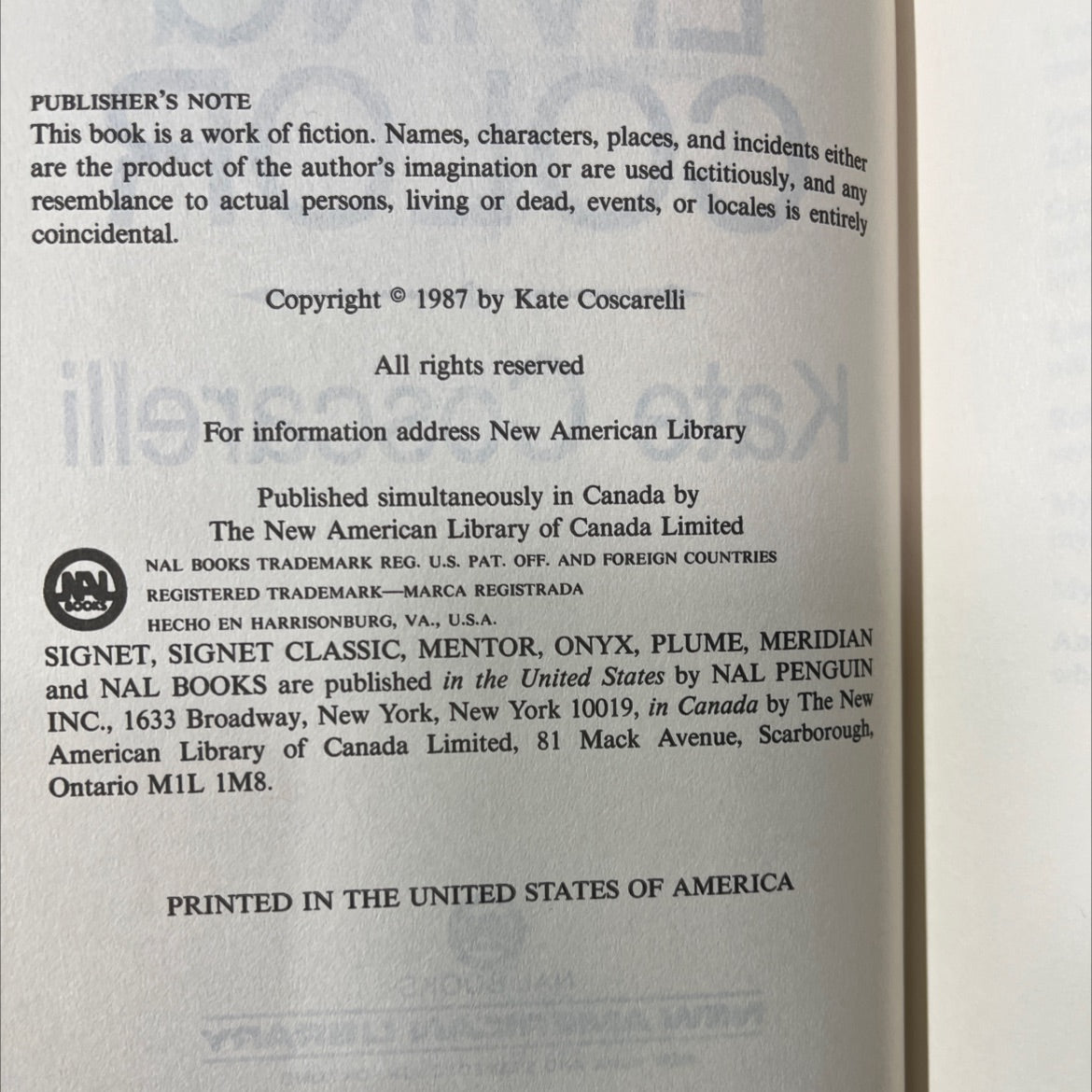 living color book, by kate coscarelli, 2008 Hardcover image 3