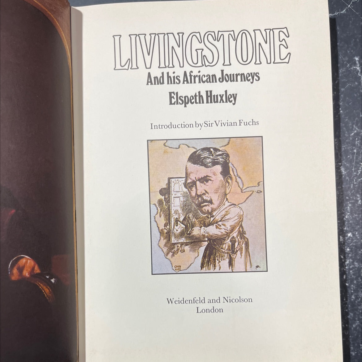 livingstone and his african journeys book, by elspeth huxley, 1974 Hardcover image 2