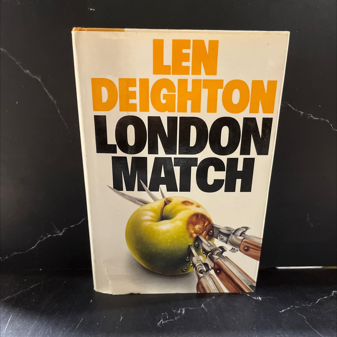 london match book, by len deighton, 1985 Hardcover image 1
