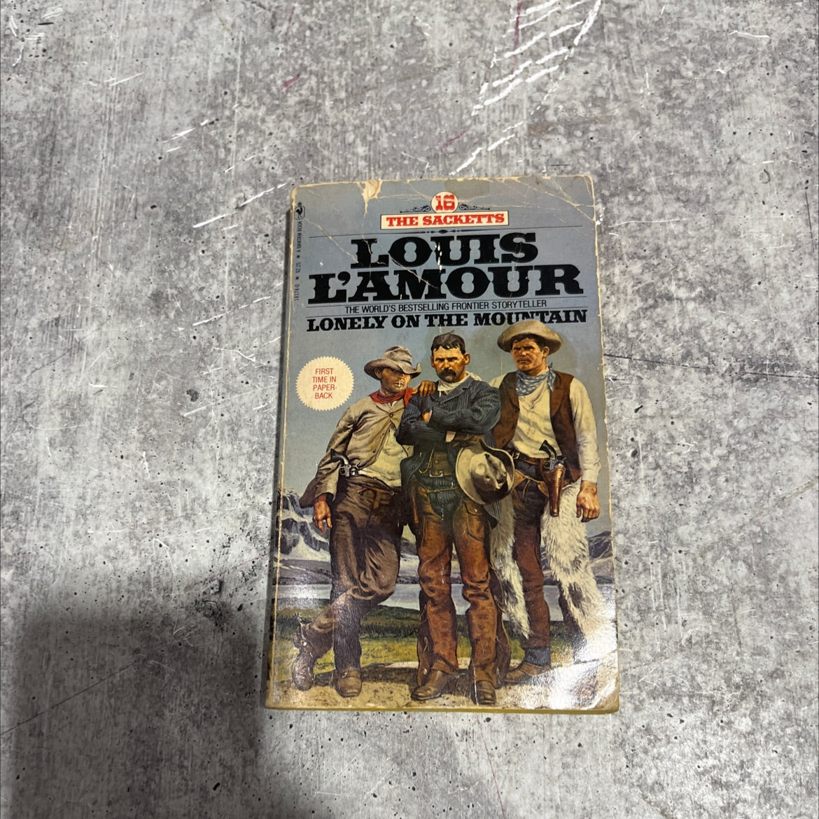 lonely on the mountain book, by Louis L'Amour, 1980 Paperback image 1