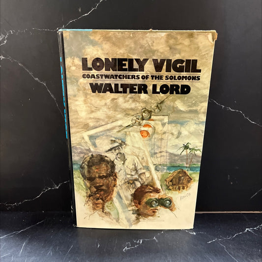 lonely vigil book, by walter lord, 1977 Hardcover image 1