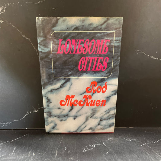 lonesome cities book, by Rod McKuen, 1970 Hardcover image 1