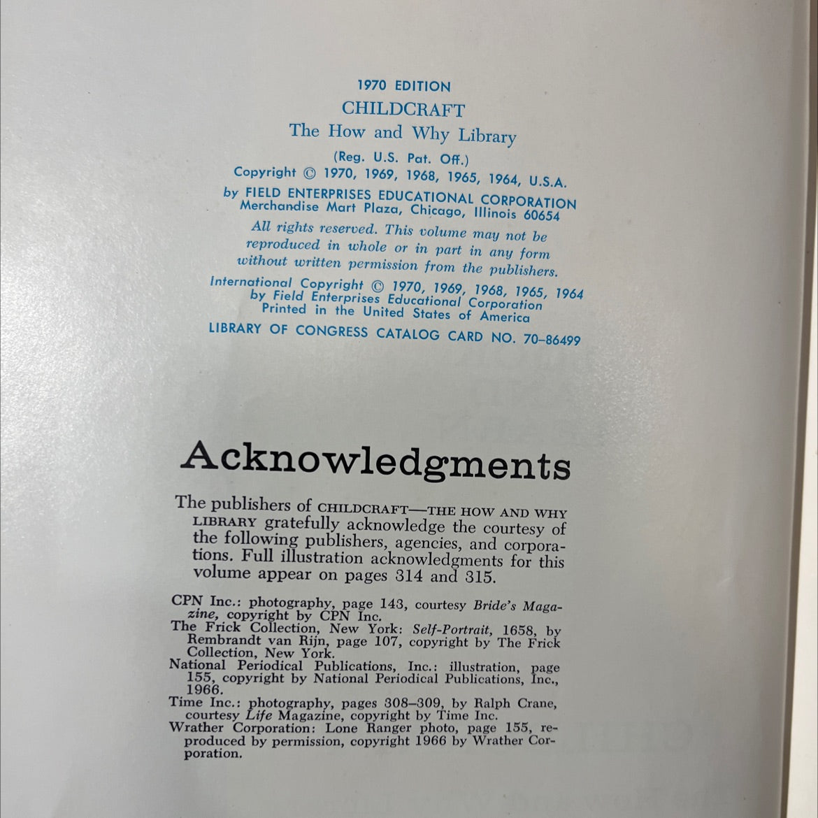 look and learn childcraft the how and why library book, by unknown, 1970 Hardcover image 3