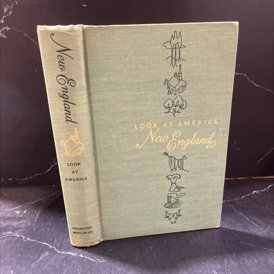 look at america new england book, by editors of look, mary ellen chase, 1947 Hardcover image 1