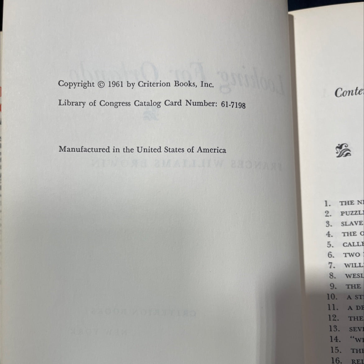 looking for orlando book, by frances williams brown, 1961 Hardcover image 3