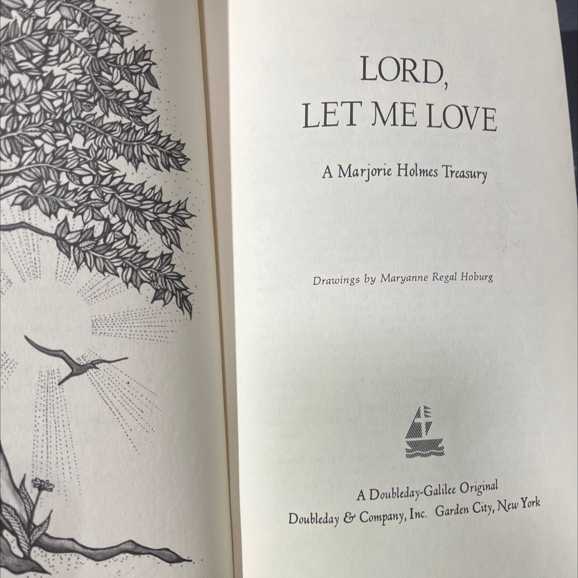 lord. let me love a marjorie holmes treasury book, by Marjorie Holmes, 1978 Hardcover image 2