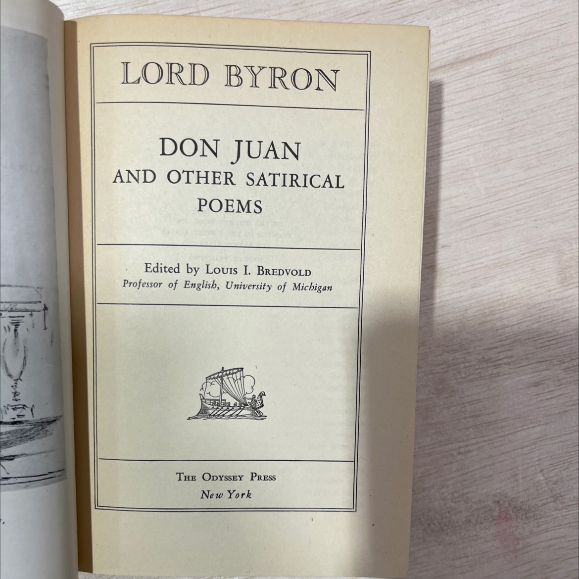 lord byron don juan and other satirical poems book, by lord byron, 1935 Hardcover, Antique image 2