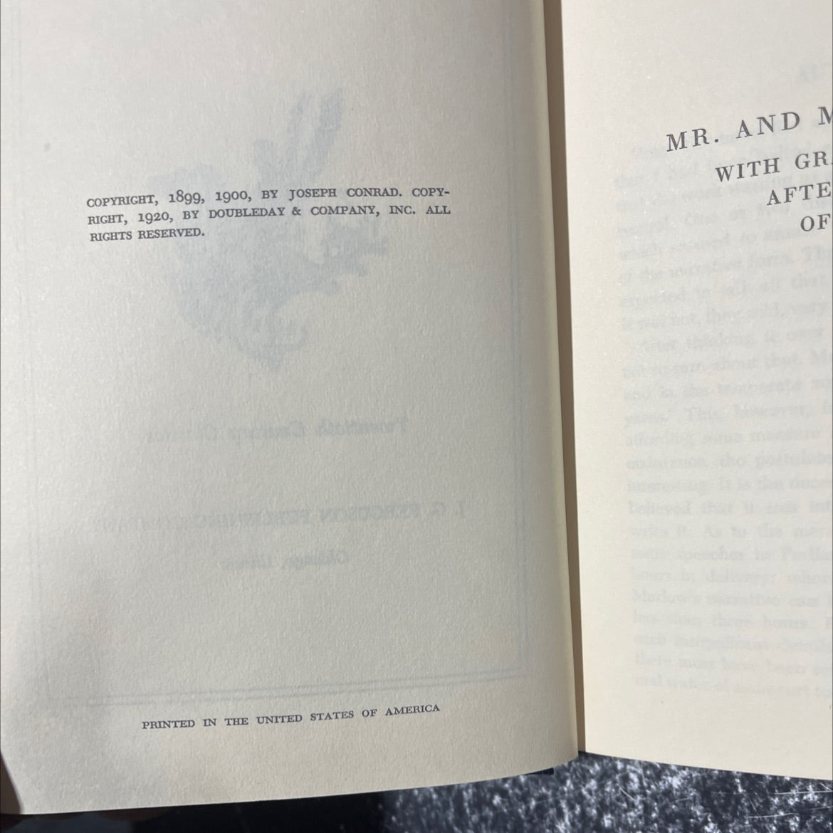 lord jim book, by joseph conrad, 1920 Hardcover image 3