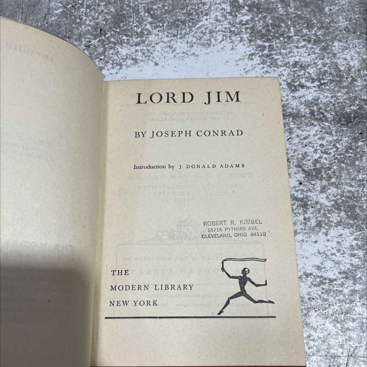 lord jim book, by joseph conrad, 1931 Hardcover image 2