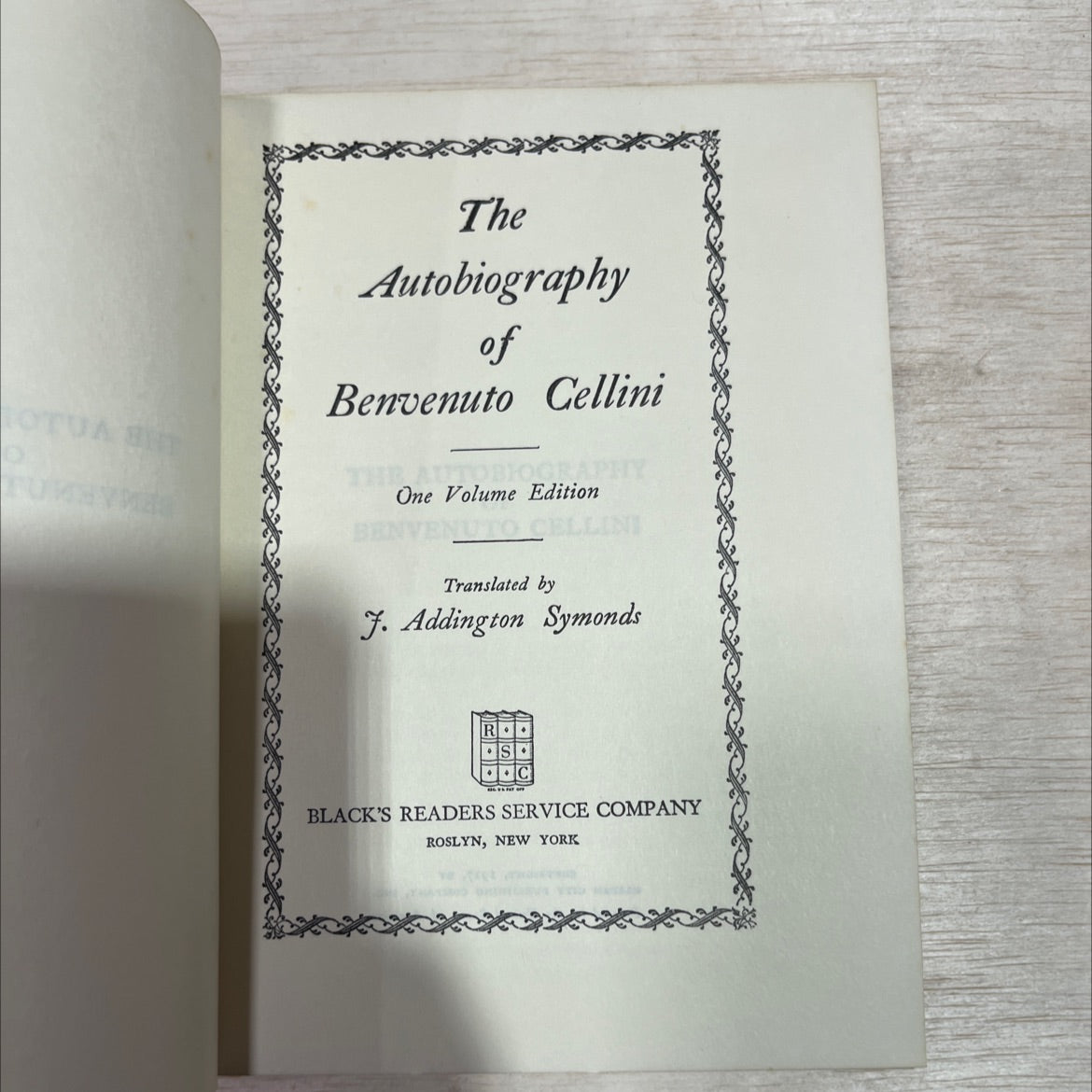 lotua sht the autobiography of benvenuto cellini book, by benvenuto cellini, 1927 Hardcover image 2