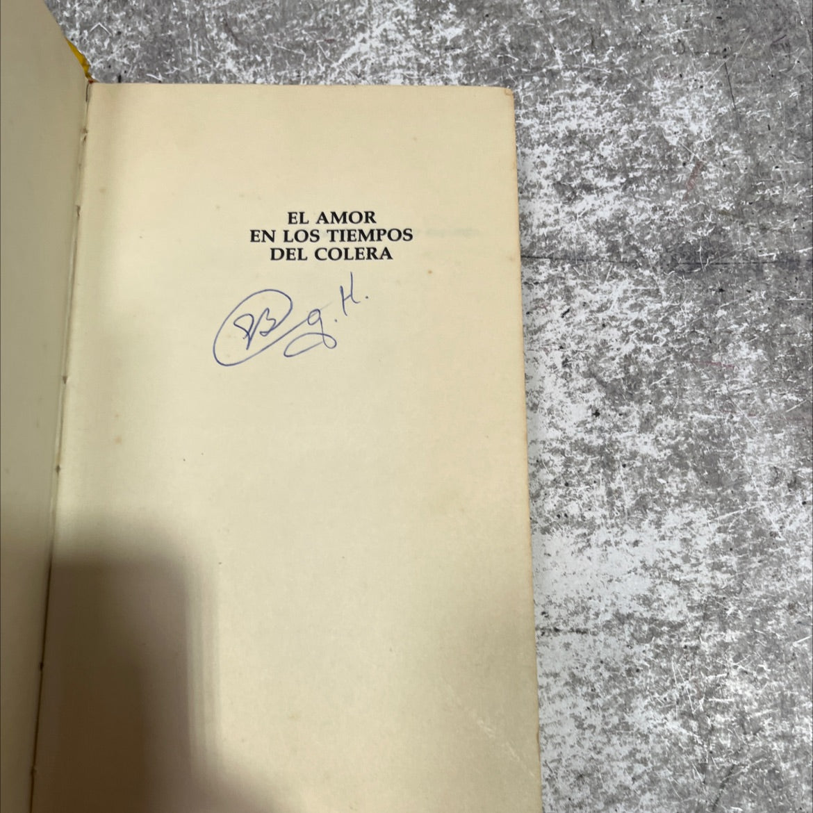 love in the time of cholera book, by Gabriel Garcia Marquez, 1988 Hardcover image 2