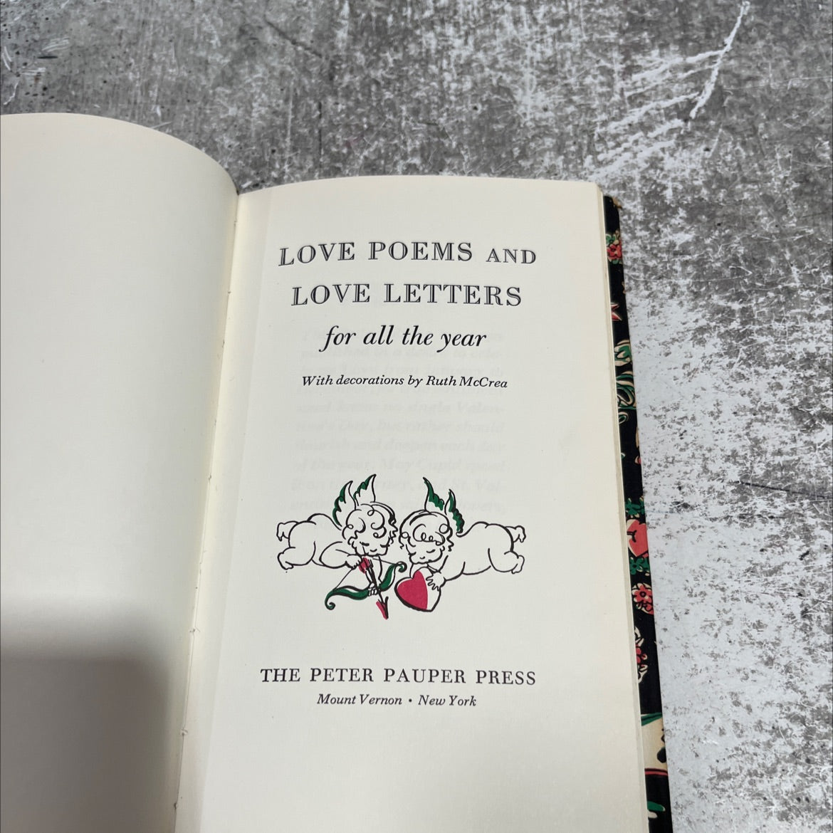love poems and love letters for all the year book, by unknown, 1970 Hardcover image 2