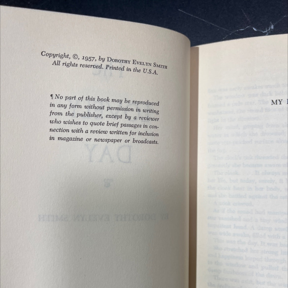 lovely day book, by dorothy evelyn smith, 1957 Hardcover image 3