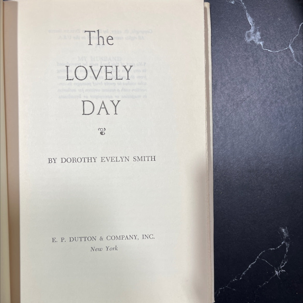 lovely day book, by dorothy evelyn smith, 1957 Hardcover image 2