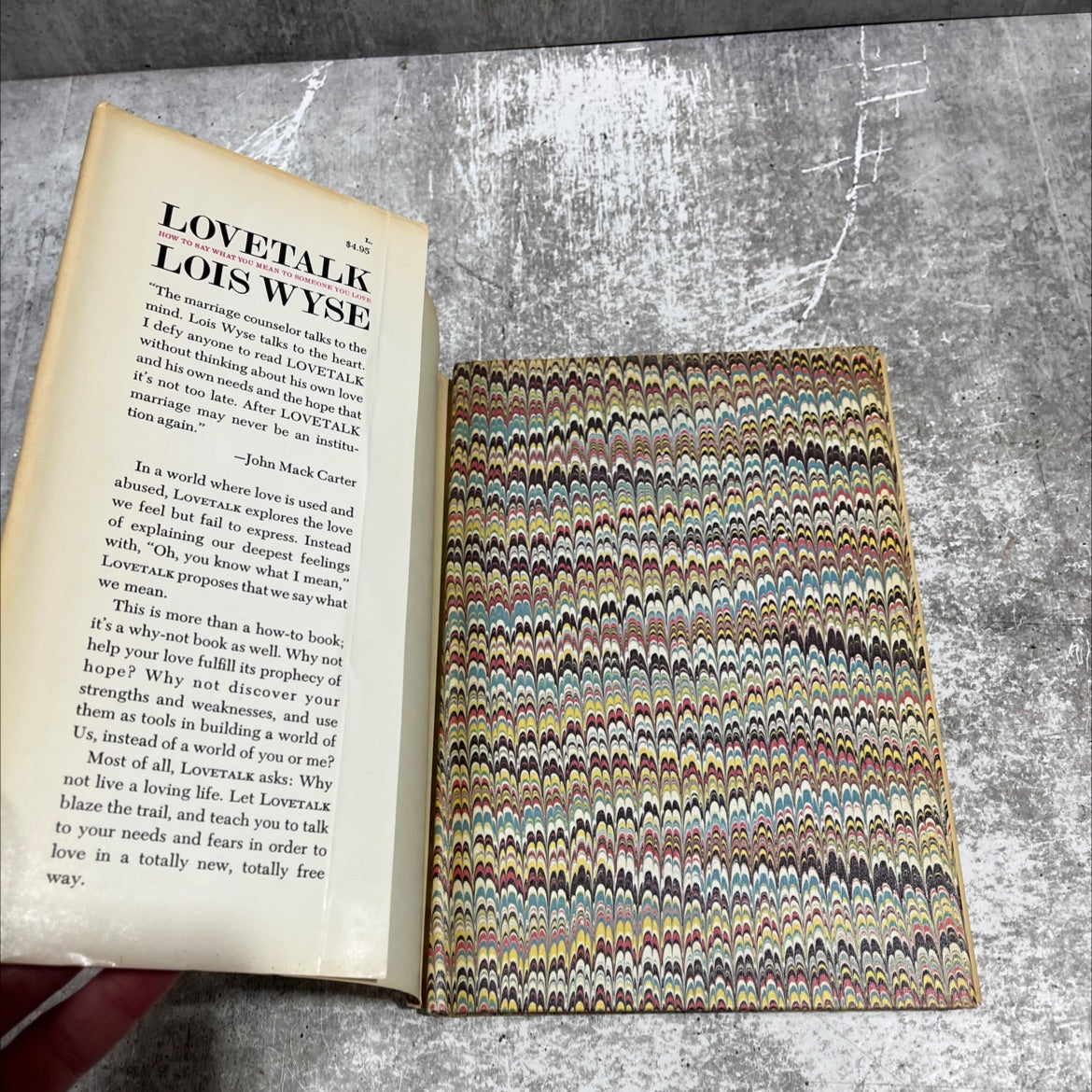 lovetalk how to say what you mean to someone you love book, by lois wyse, 1973 Hardcover image 4