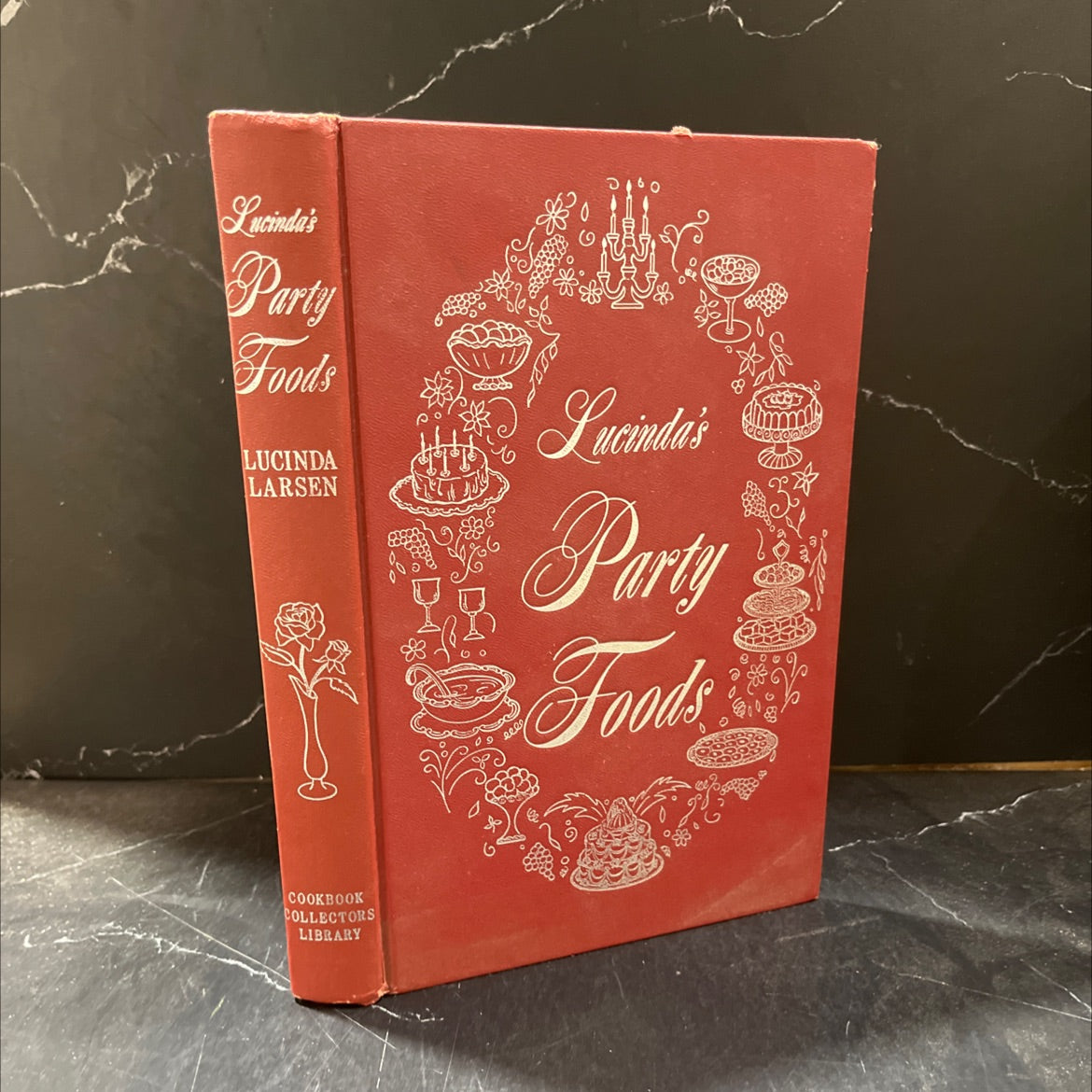 lucinda's party foods book, by lucinda christenson larsen, 1966 Hardcover image 1