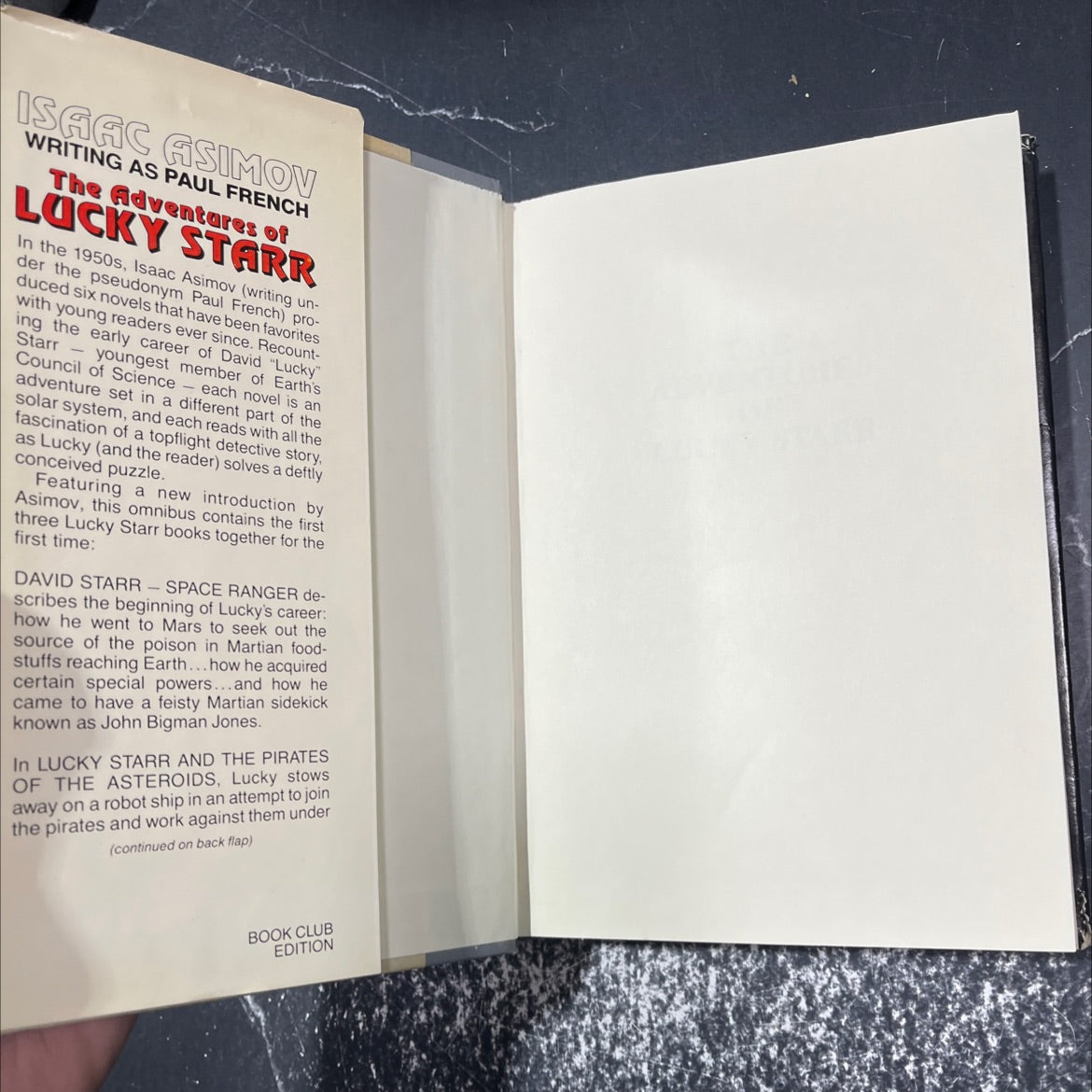 lucky starr and the pirates of the asteroids book, by isaac asimov, 1953 Hardcover image 4